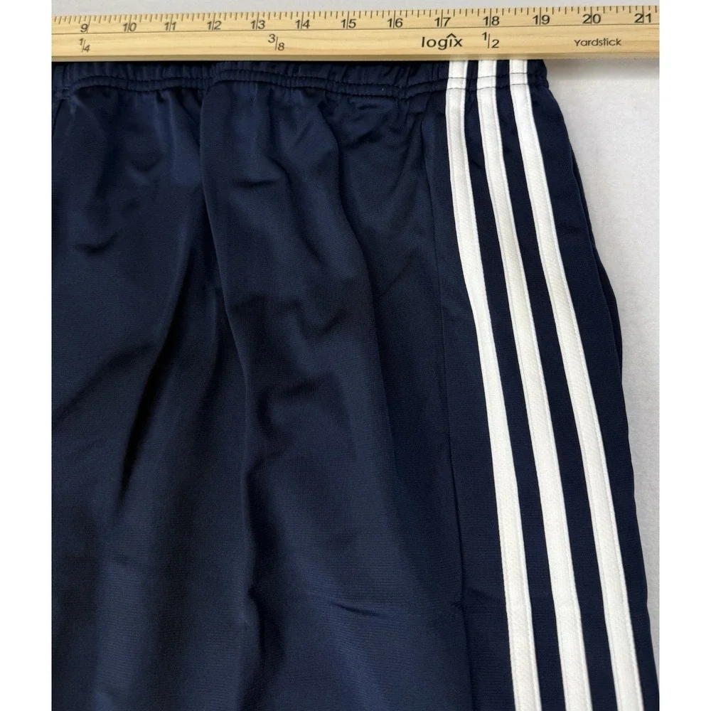 NEW Adidas men Essentials 3-Stripes Track Suit Legend Ink (NAVY) / White - 2XL